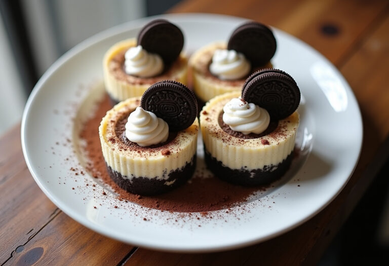 Mini Oreo Cheesecakes