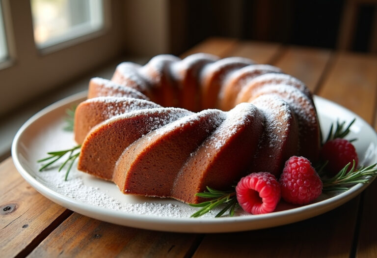 Moist Bourbon Gingerbread Bundt Cake