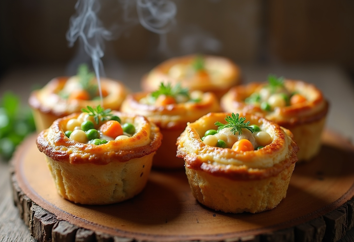 Muffin Tin Chicken Pot Pies