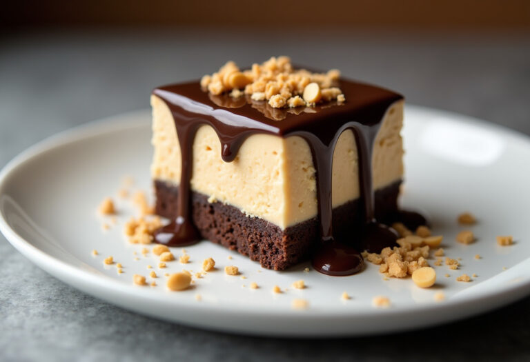 No-Bake Chocolate Peanut Butter Cheesecake