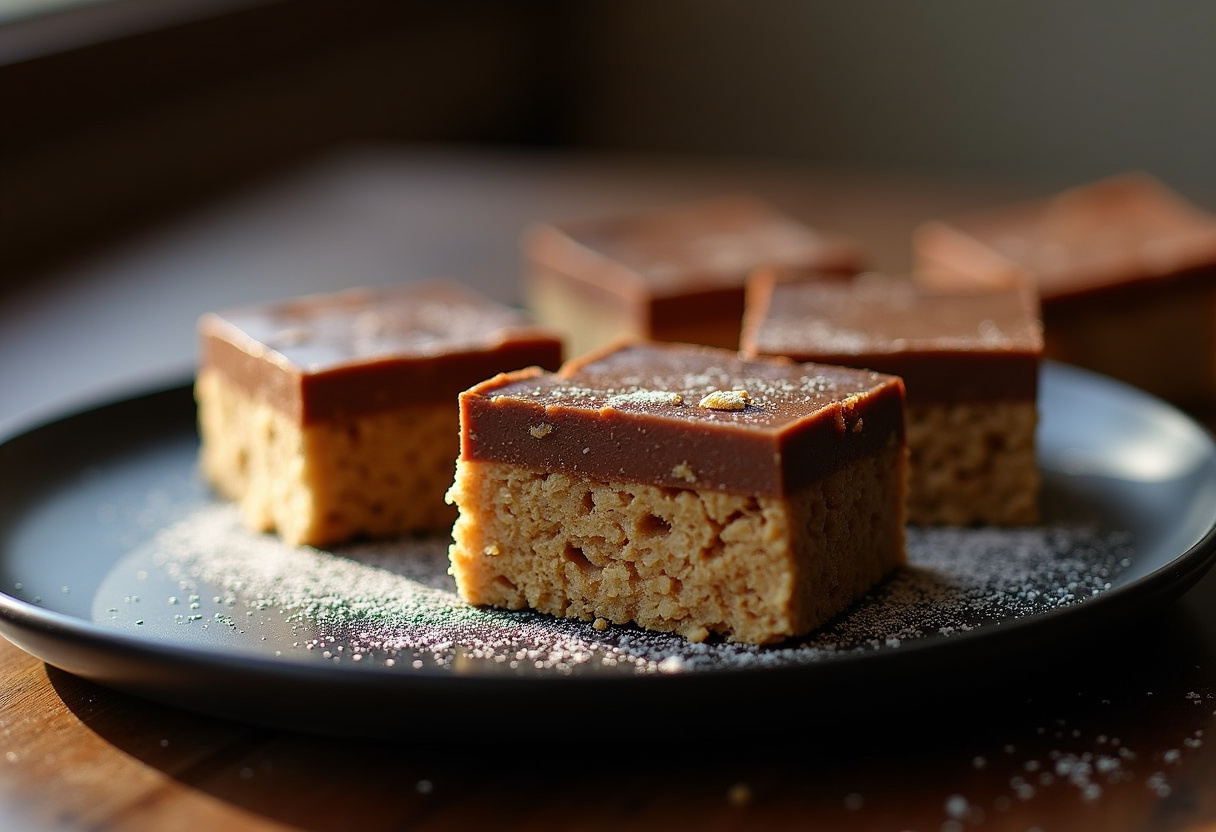 Oatmeal Fudge Bars