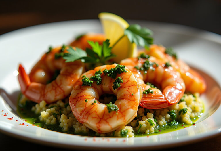 Pan Seared Chimichurri Shrimp