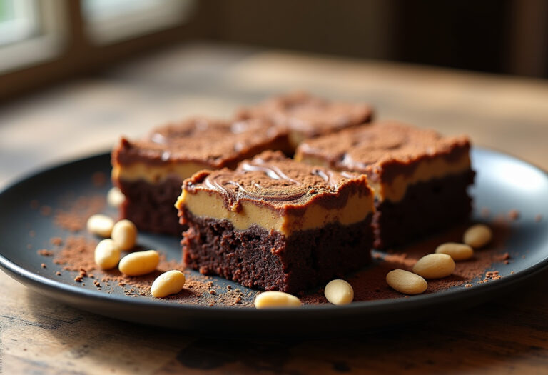 Peanut Butter Chocolate Fudge Brownies