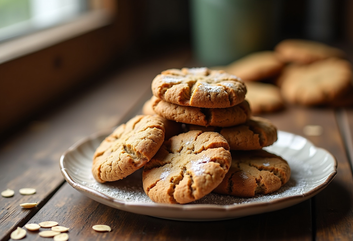Peanut Butter Oatmeal Cookies