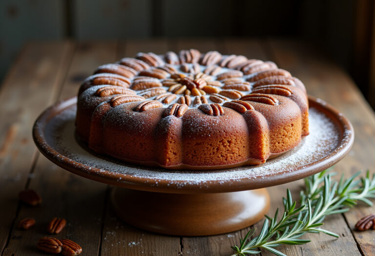 Pecan Upside Down Cake