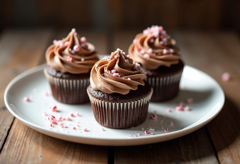 Peppermint Mocha Cupcakes