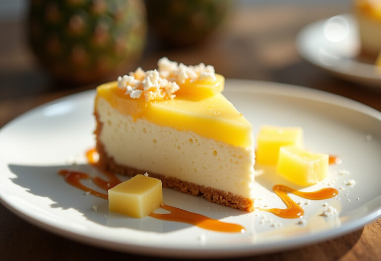 Pineapple Heaven Cheesecake