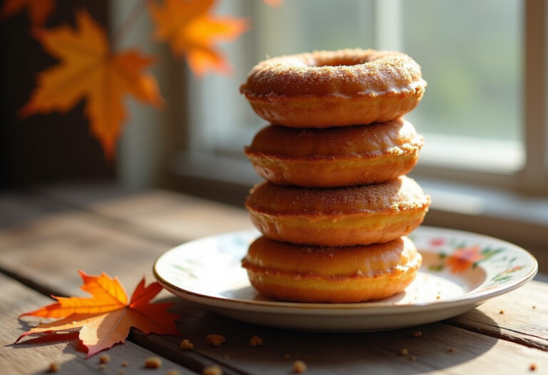 Quick & Easy 4-Ingredient Baked Pumpkin Donuts