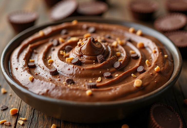Reese’s Chocolate Peanut Butter Cup Cream Cheese Dip