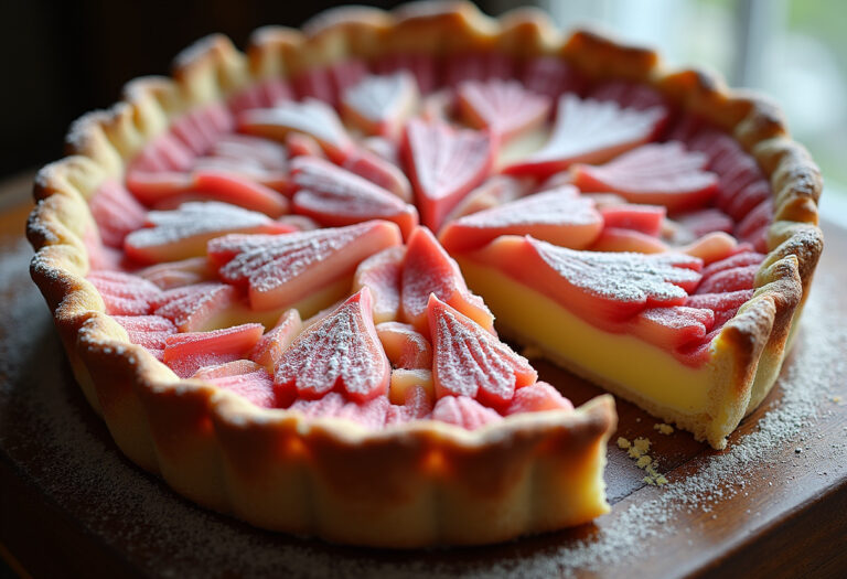 Rhubarb Custard Pie