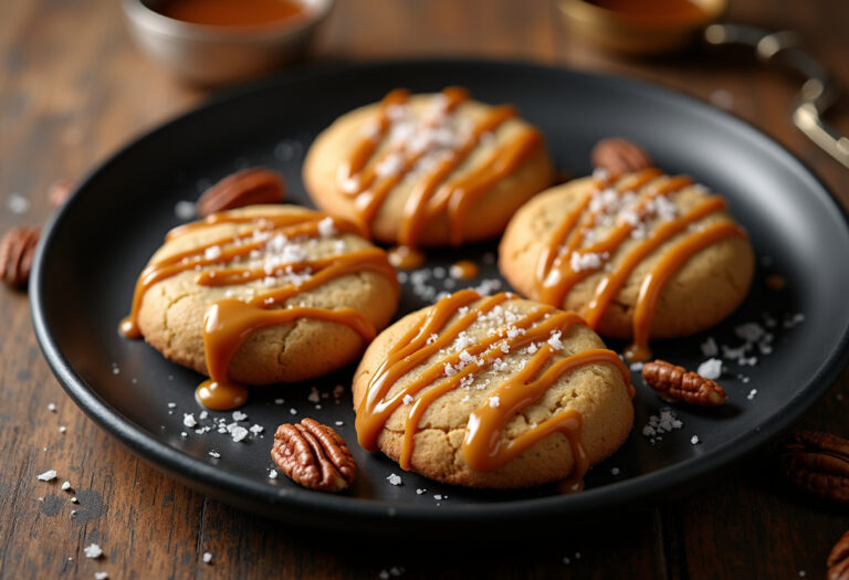 Salted Caramel Crunch Cookies
