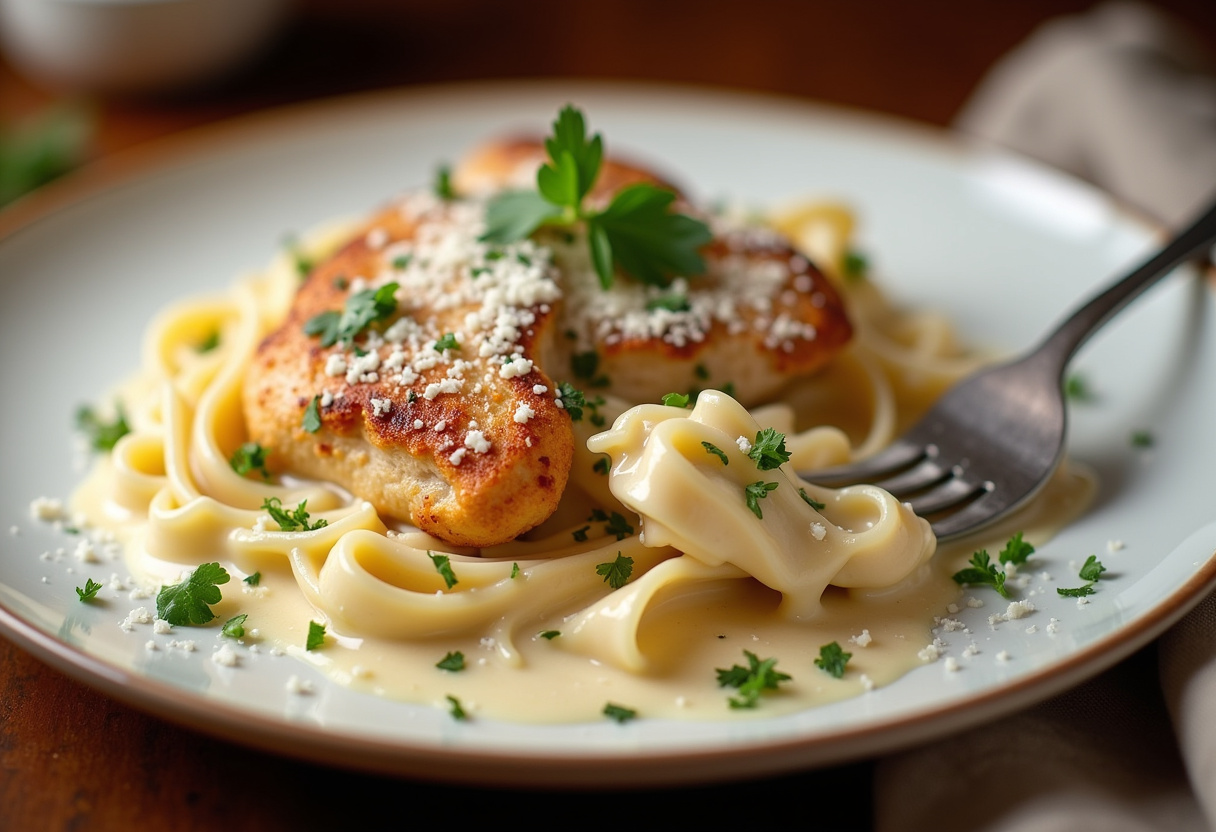 Slow Cooker Chicken Alfredo