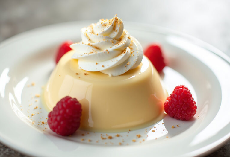 Soft and Sweet Vanilla Dessert