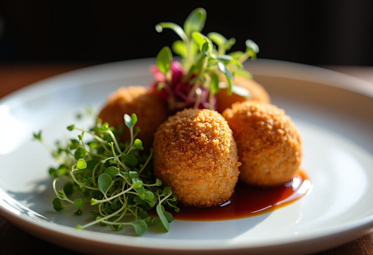 Spicy Garlic Beef Croquettes with Crispy Golden Crust