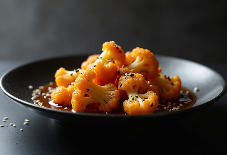 Sticky Sesame Cauliflower