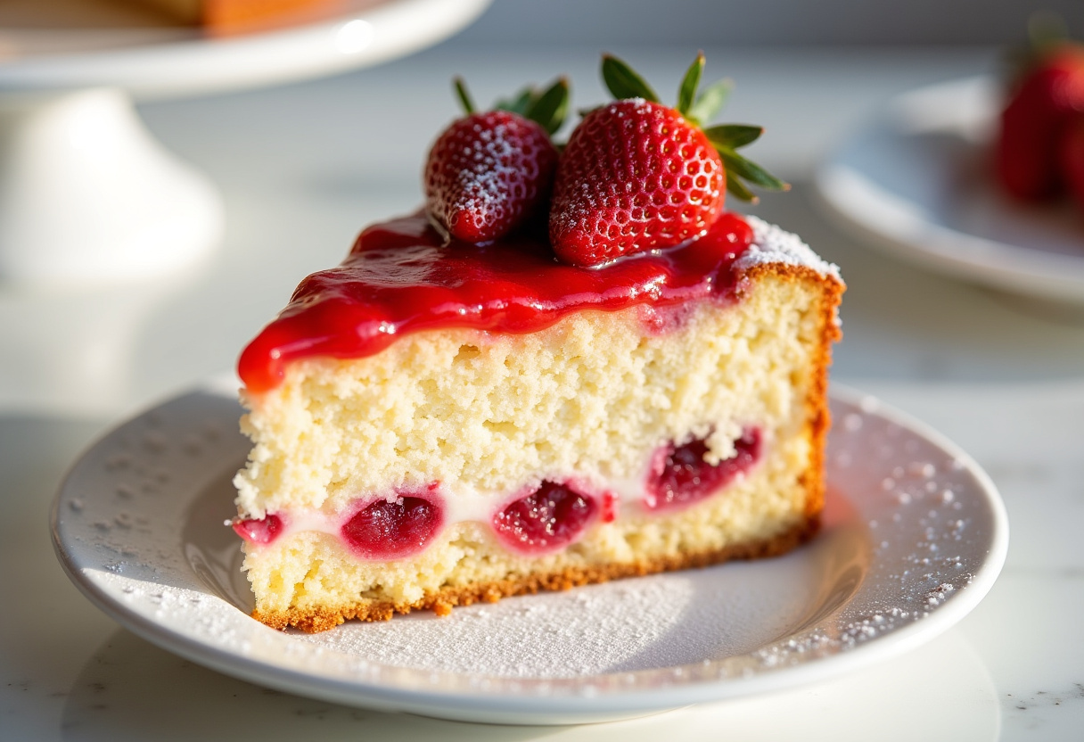 Strawberry Cheesecake Pound Cake