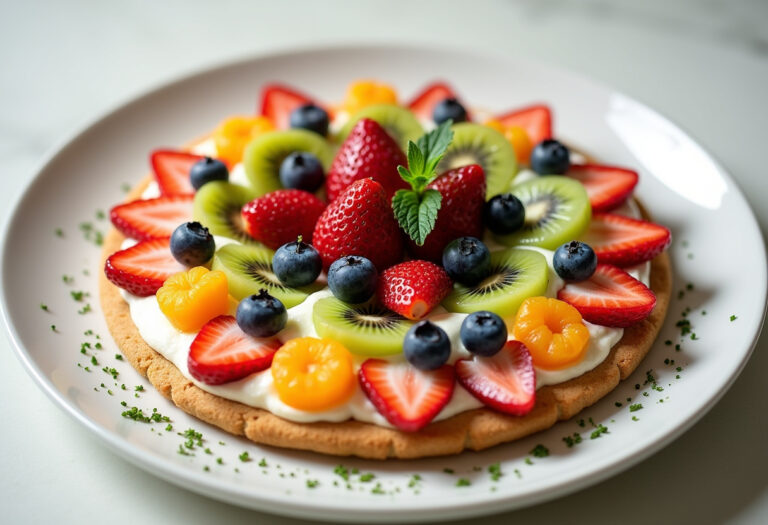 Sugar Cookie Fruit Pizza
