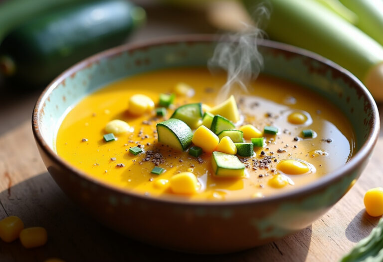 Summer Fresh Corn and Zucchini Chowder