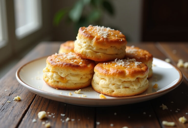 Super Easy 4-Ingredient Cheese Biscuits
