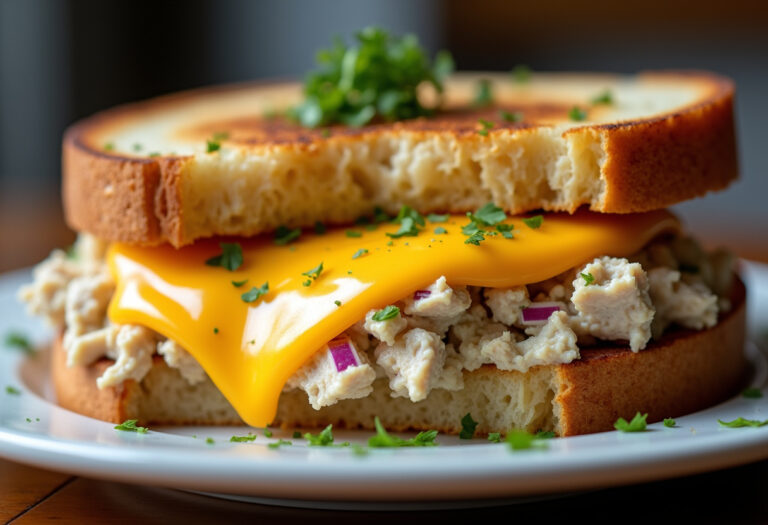 Tuna Melt Grilled Sandwiches