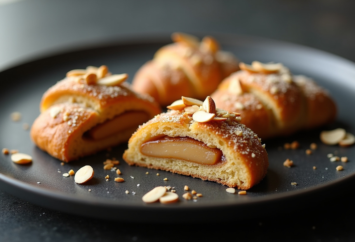 Vegan Almond Croissant Cookie Bars