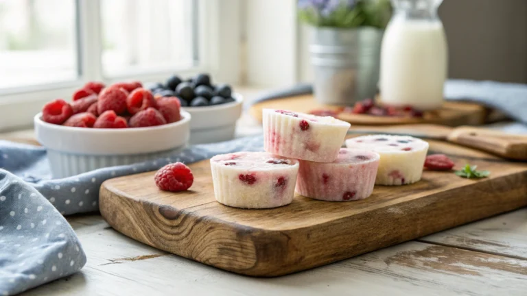 3 Ingredient Frozen Yogurt Bites