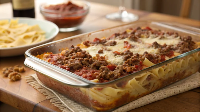 4Ingredient Hamburger Casserole