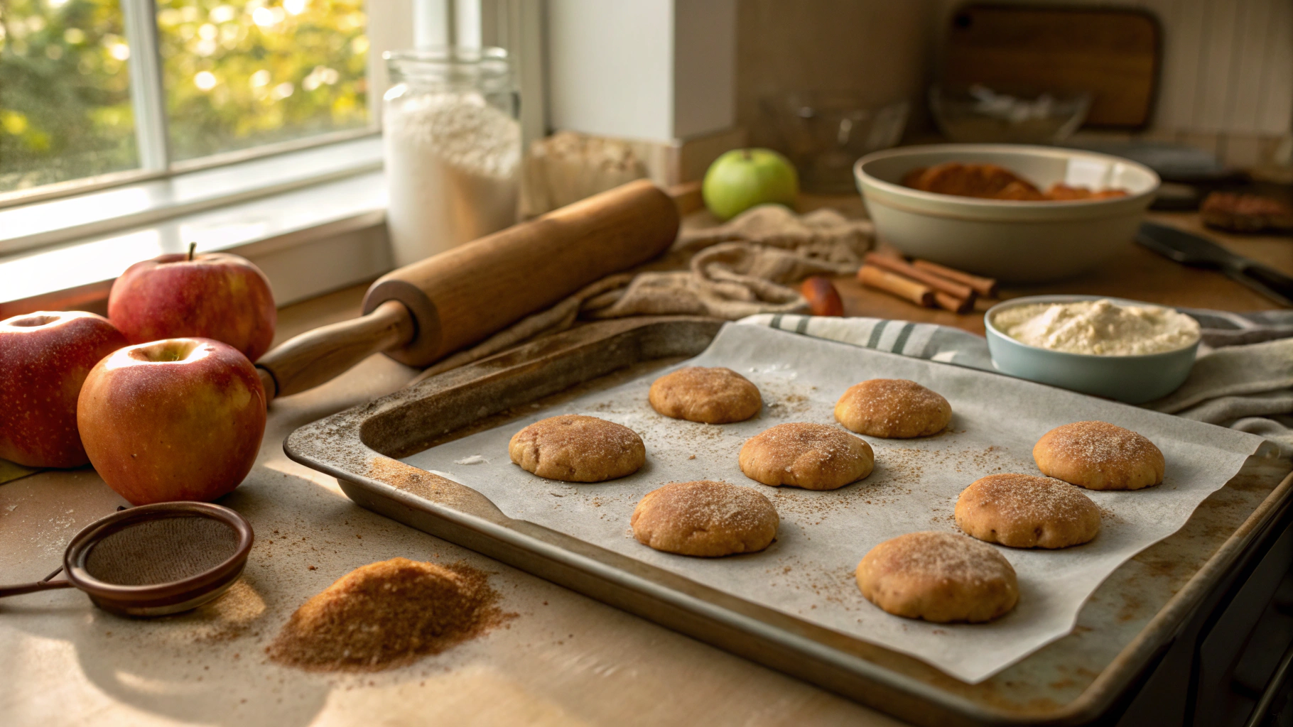 Apple Butter Snickerdoodles