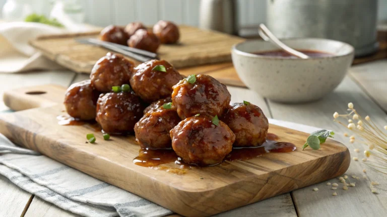 Asian Glazed Turkey Meatballs