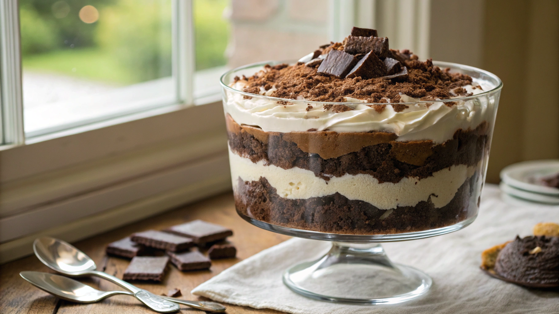 Bailey and 8217s Chocolate Cheesecake Trifle