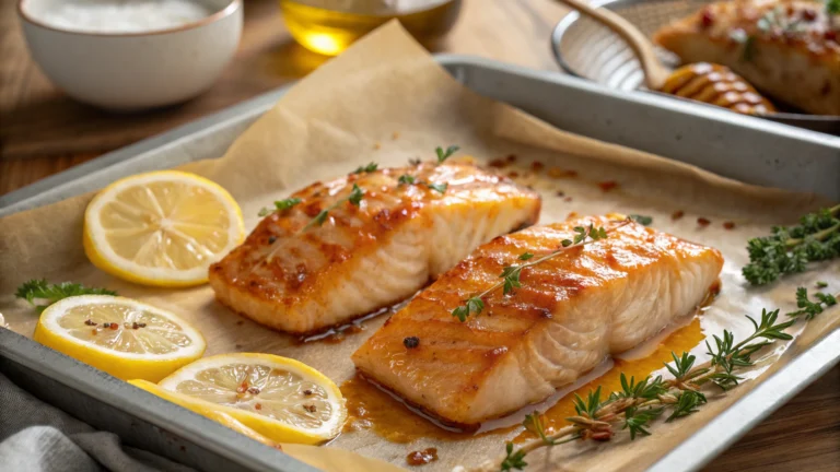 Baked Honey Marinated Cod