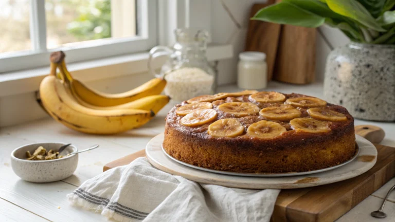 Banana Upside Down Cake
