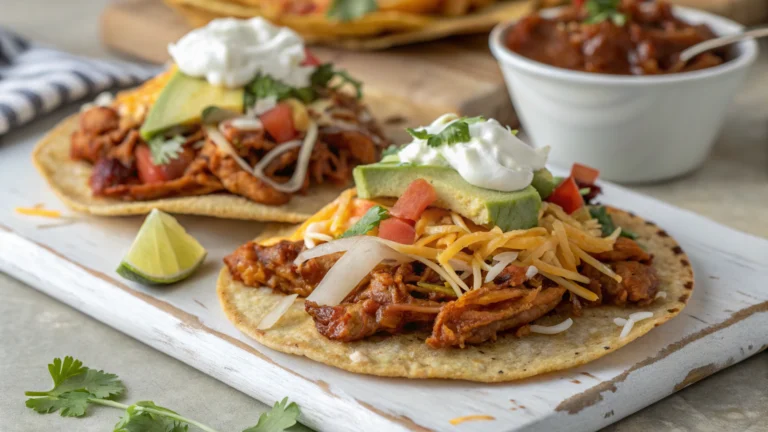 BBQ Chicken Tostadas
