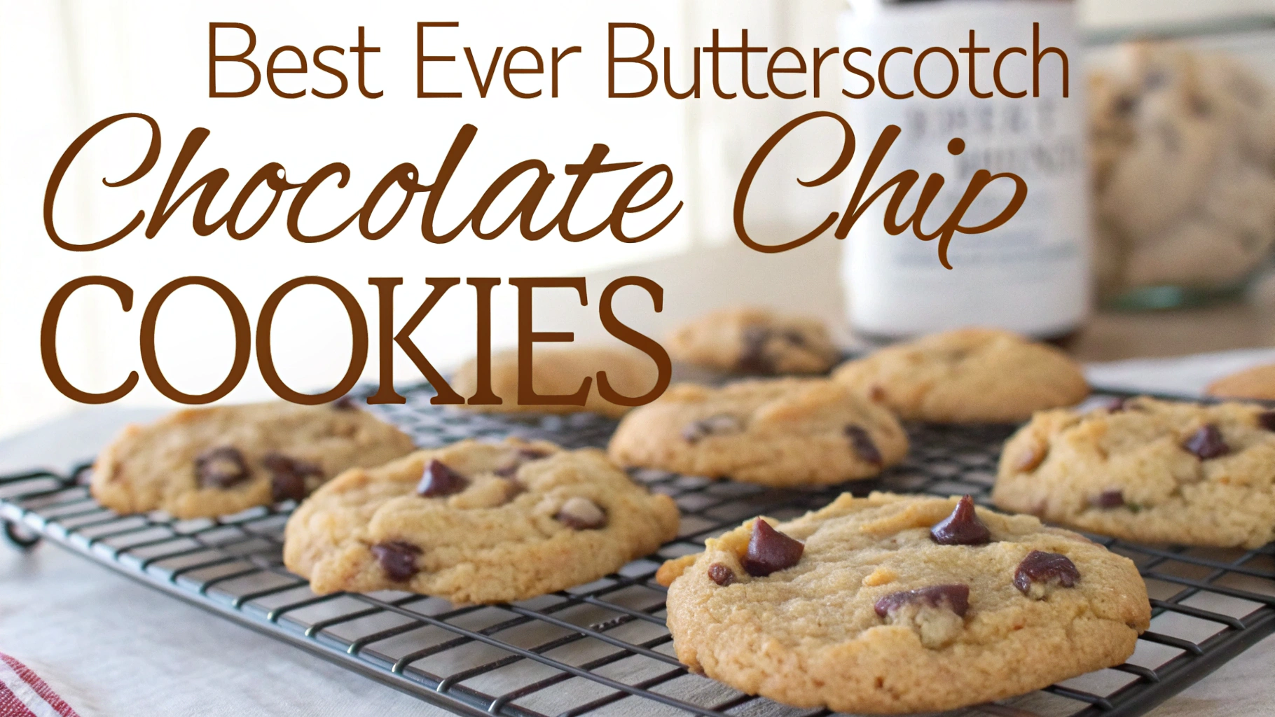 Best Ever Butterscotch Chocolate Chip Cookies