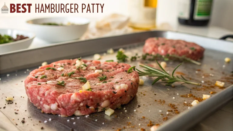 Best Hamburger Patty Recipe