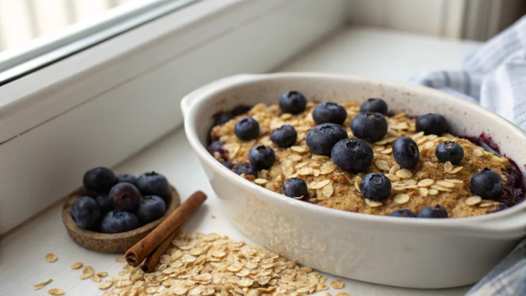 Blueberry Baked Oats