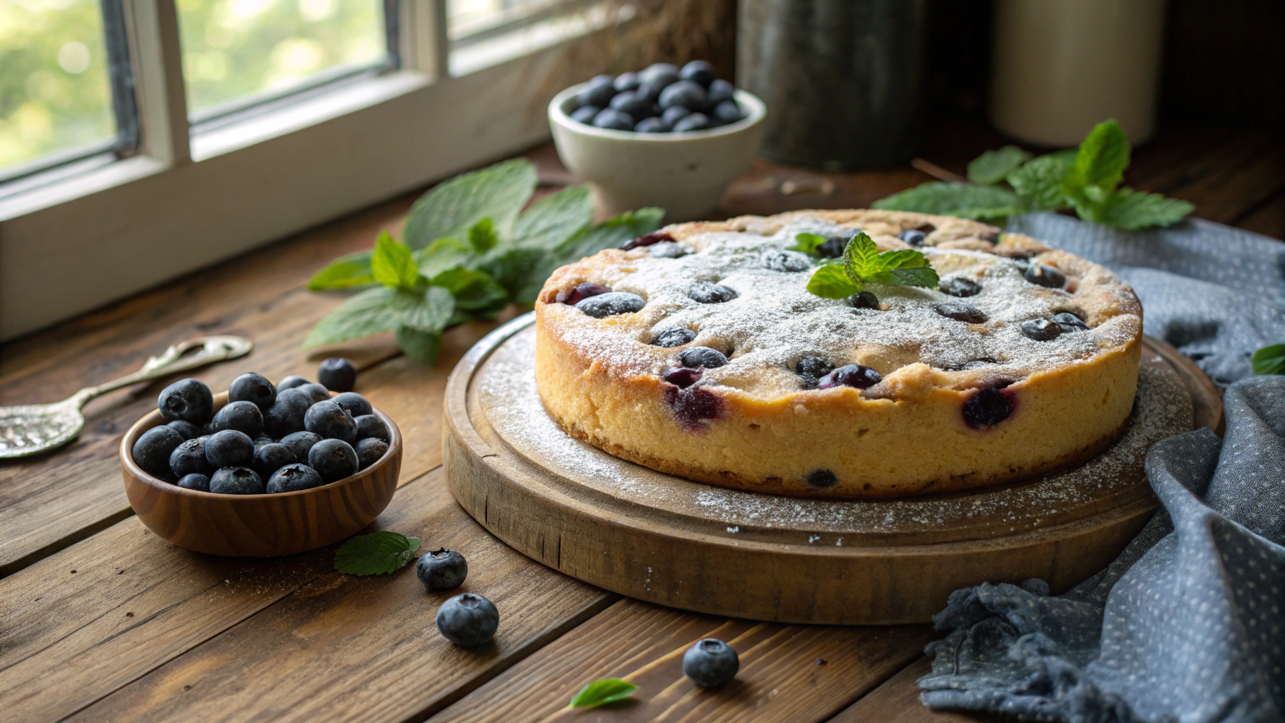 Blueberry Buttermilk Breakfast Cake