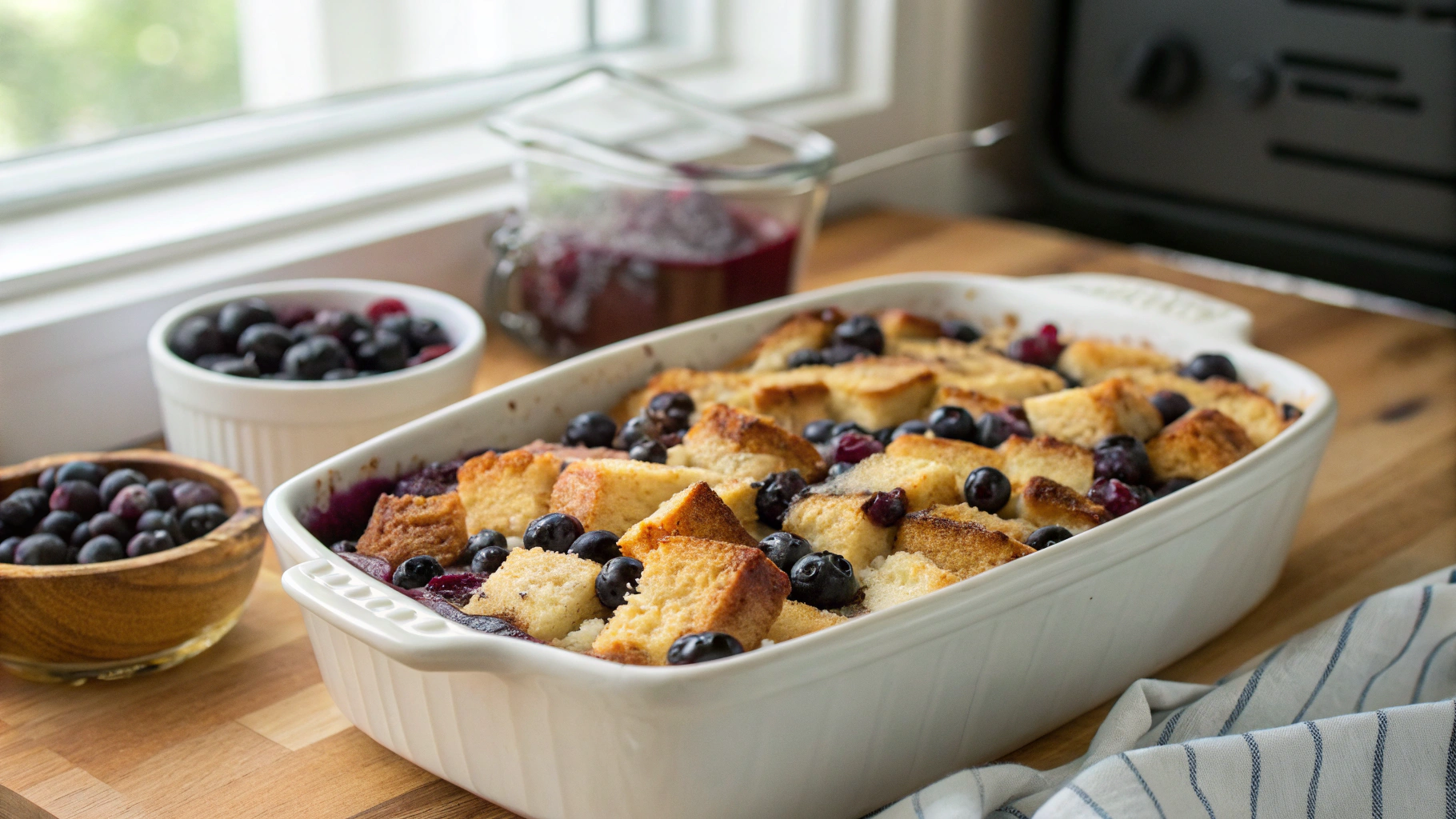 Blueberry French Toast Casserole
