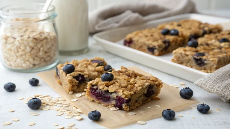 Blueberry Oatmeal Bars