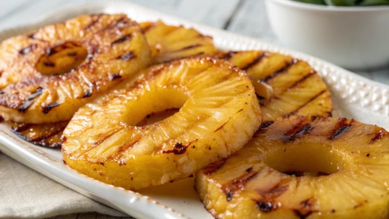 Brown Sugar Grilled Pineapple