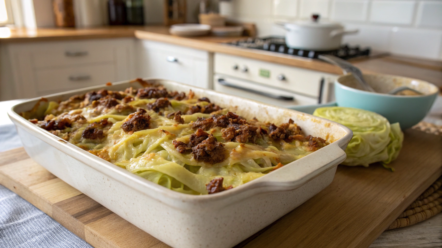 Cabbage Beef Bake