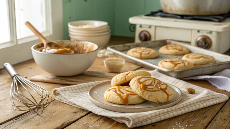 Caramel Cheesecake Cookies