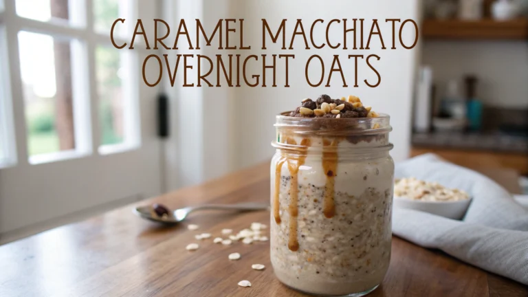 Caramel Macchiato Overnight Oats