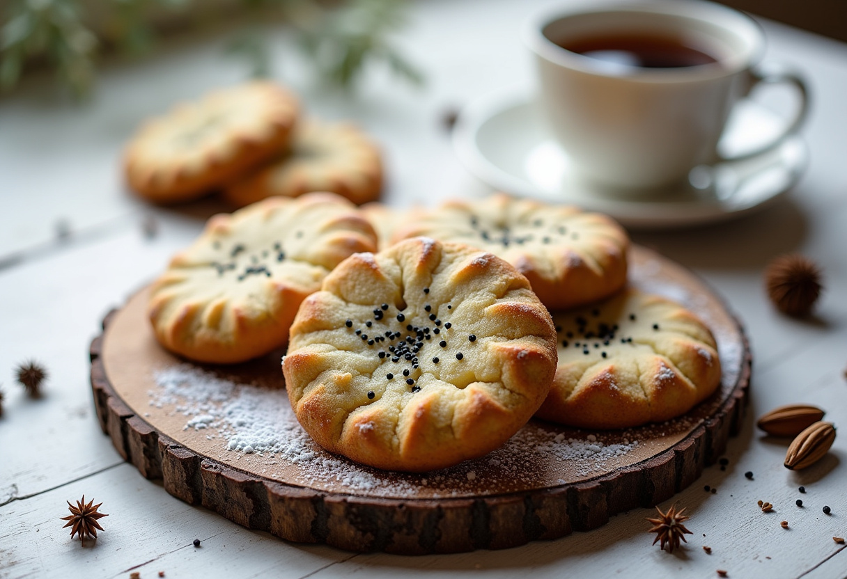 Cardamom Poppy Seed Cookies