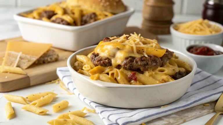 Cheeseburger Pasta