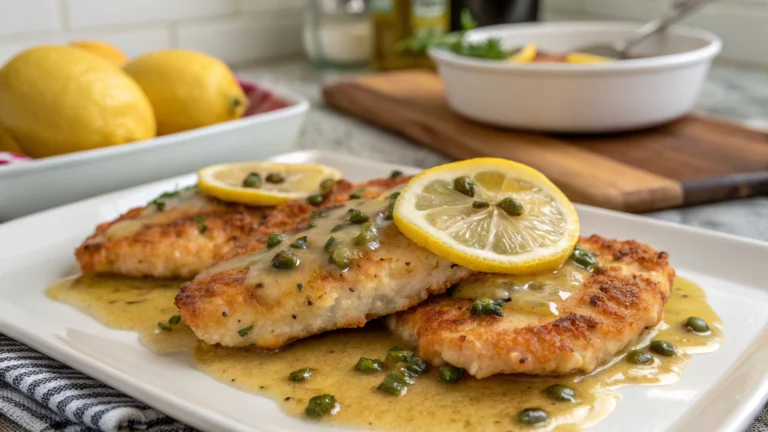 Chicken Piccata with Lemon Sauce