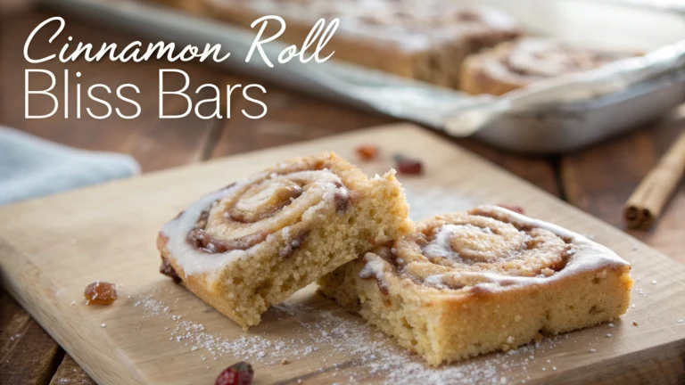 Cinnamon Roll Bliss Bars