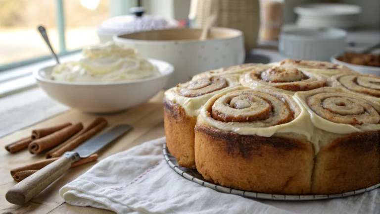 Cinnamon Roll Cake