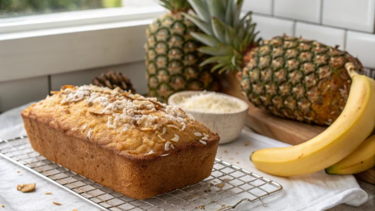 Coconut Pineapple Banana Bread