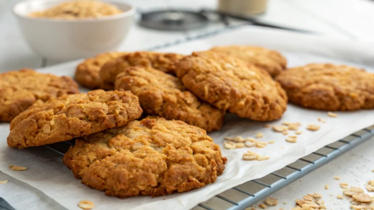 Condensed Milk ANZAC Biscuit Slab